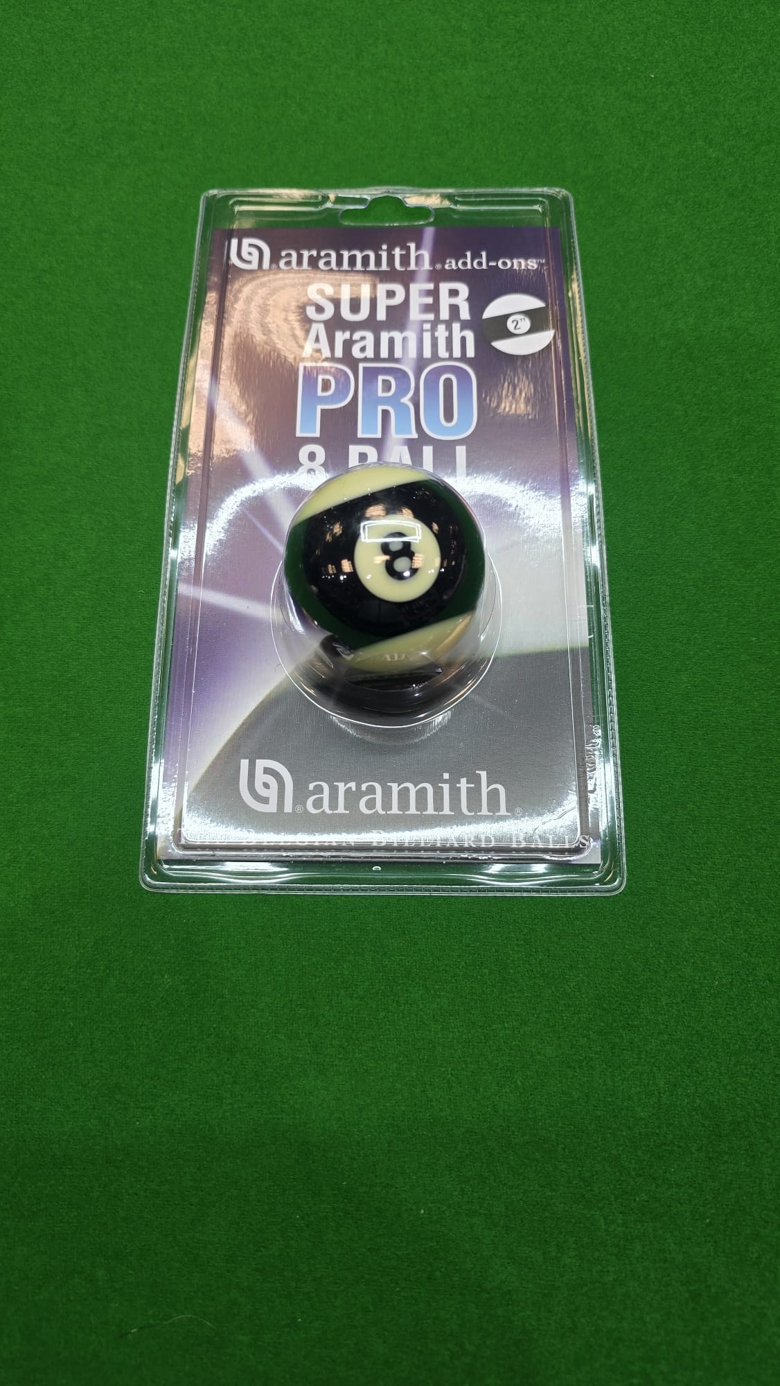 Aramith Super Pro Cup Striped Black Ball