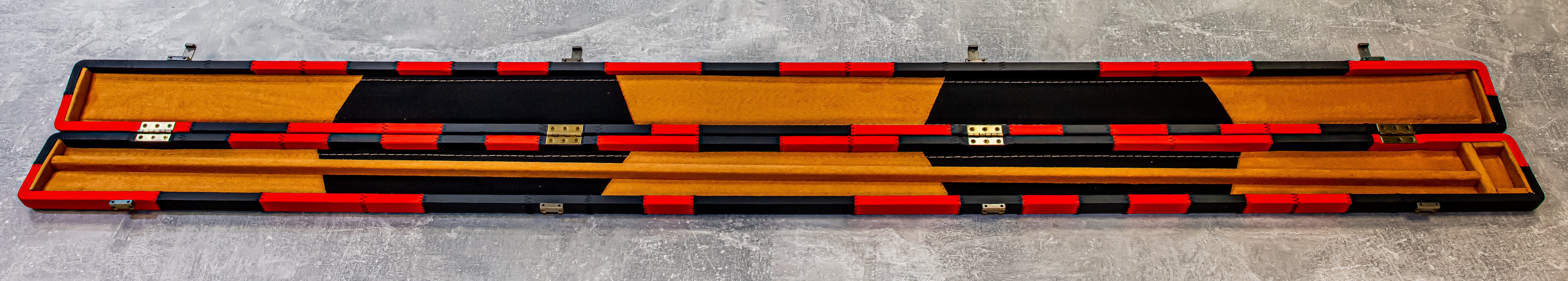 EBS Leatherette Patch Black/Red