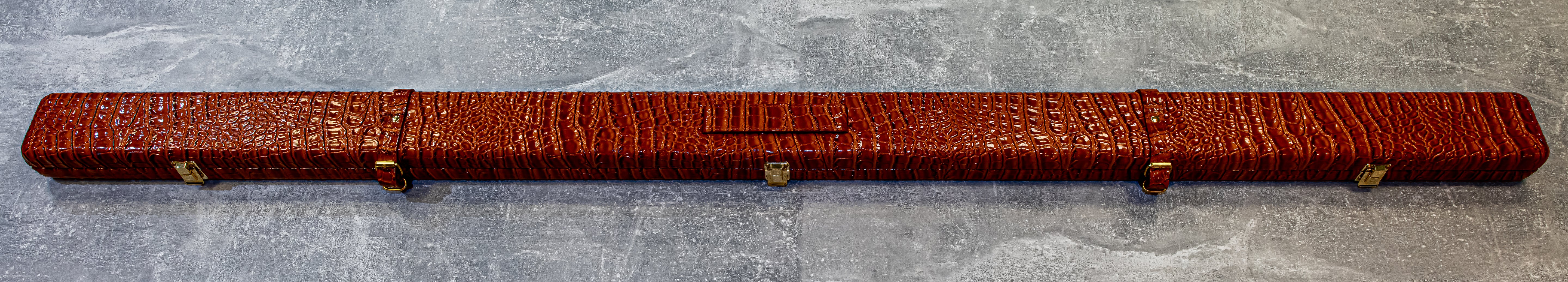 Tom Leather Classic Brown Crocodile